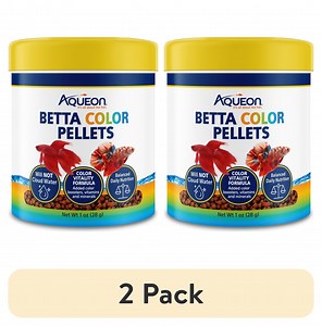 (2 pack) Aqueon Betta Color Pellets 1 Ounce