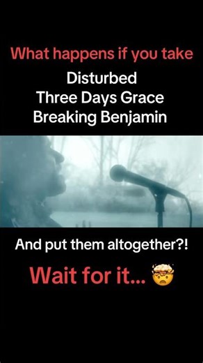 Wait for it …🤯 #disturbed #breakingbenjamin #threedaysgrace #sickcentury #newmetal #rockband