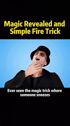 Magic Revealed and simple Fire Trick #knowledge #youtube #science #foryou