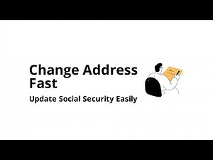 How to Change Your Address With Social Security (Fastest Options)