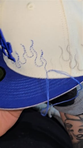 morre | Custom new era flames design 🔥 #asmr | Instagram