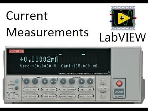 Labview. Keithley 6430. Measurements. Current.