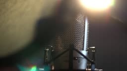 Professional condenser studio microphone, Musical Concept. Extreme...