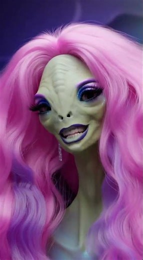 ¡De Alienígena Gris a Diva Galáctica en Segundos! 👽💅 #GlowUpCGI