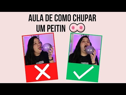 Como estimular os seios? Aula pra chupar peitin