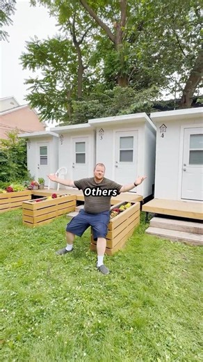 He built a tiny home village! 😲 #toronto