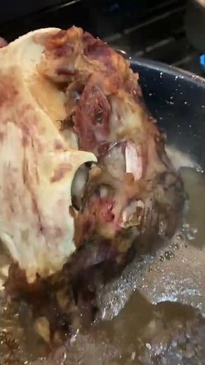 Braised Wild Pig Head for Pork Rillettes