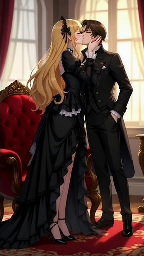 Cute Cartoon Love Kiss 💕 | Sweet Romantic Moment | Short Animation