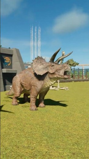 Triceratops vs Indominus Rex JWE3 #shorts #dinosaur #jurassicworld