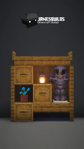 Minecraft Storage Tutorial #minecraft #minecrafttutorial #minecraftbuilding #minecraftbuilds