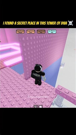 I Found The Secret Place In This Tower Of Diva Game 😨 #roblox#fyp