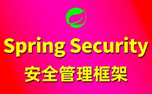 【Java】快速掌握SpringSecurity安全管理框架_SpringSecurity精选课程_spring框架_Java框架_Java架构_高级框架