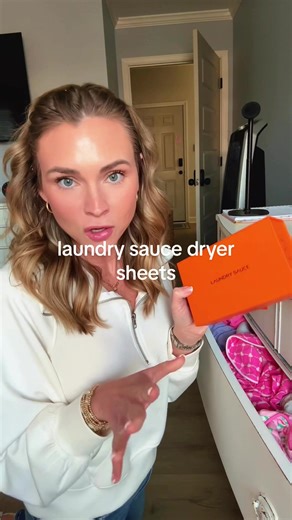 I put these Laundry Sauce dryer sheets in my dresser drawers and all my clothes smell high end now.