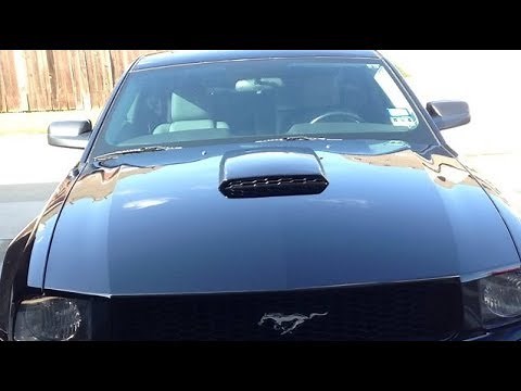 2005-2009 Mustang Hood Scoop Installation - Pre-painted