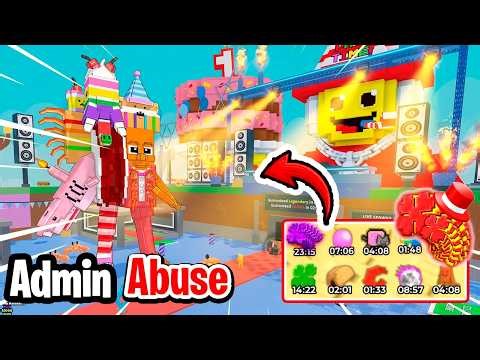 ¡ESPERANDO EL ADMIN ABUSE NOCTURNO SECRETO! Steal a Brainrot y Variedad (Roblox)
