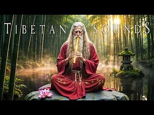 (No Ads) Tibetan Flute Music For Deep Sleep • Anxiety Relief, Melatonin Release • Stop Overthinking