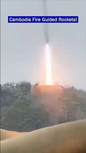 Cambodian Army PHL-03 Guided MLRS Hit Thai Army Post!