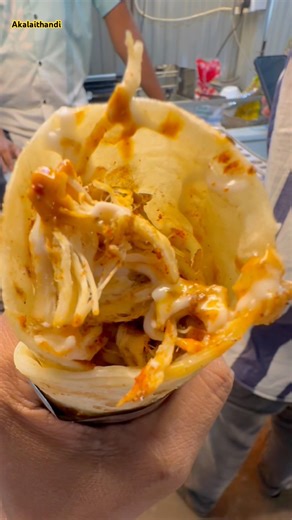 Chicken Salad Roll #street #saladroll #chickenroll #sawarma #cookingvideo #foodvideos #akalaithandi