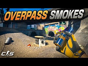 9 MUST KNOW Smokes For Overpass (2025) | CS2 Overpass Smokes Guide