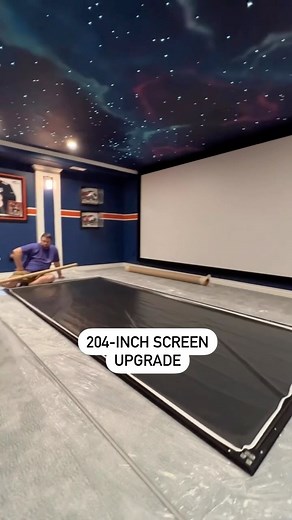 9K views · 84 reactions | 204” Custom CinemaScope 2:35:1 projection...