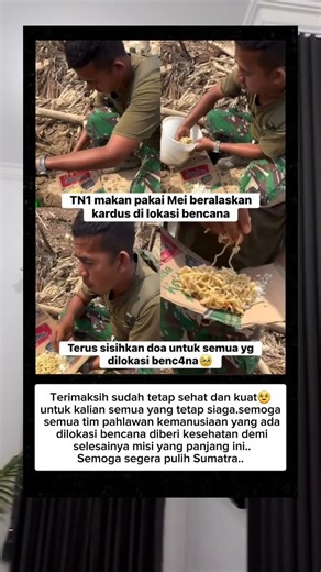 Terima kasih untuk semuanya Bapak" TNI 👍👍👍❤️