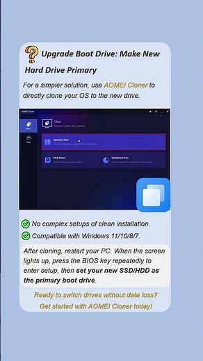 Upgrade Boot Drive: Make New Hard Drive Primary #disk #hdd #ssd #upgrade #primary #boot
