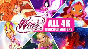 All winx transformations up to netflix - 4K remastered | winx club - best quality