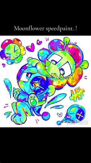 Moonflower Speedpaint: A Colorful Journey
