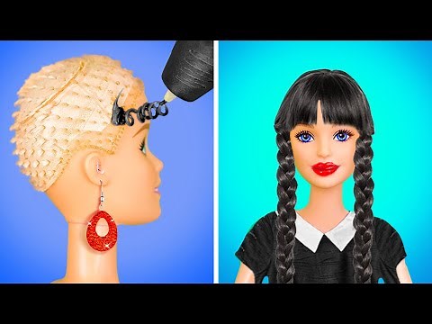 NEW GORGEOUS HAIRSTYLE FOR DOLL || Rich VS Broke 3D Pen Hacks