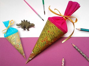 So bastelst du eine kleine Schultüte – meine Schritt-für-Schritt-Anleitung