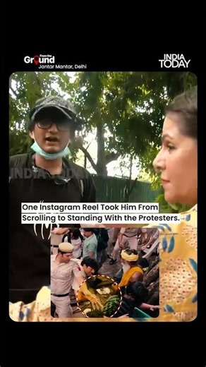Protester Says Viral Reel Showing Alleged Police Misconduct Inspired Him to Join Student Protest