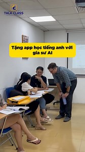 CUỐI NĂM - Bứt Tốc Tiếng Anh >> Nhận Ưu Đãi Đến 40% Học Phí 🔥 Tặng app học tiếng Anh với “Gia sư AI” 🔥 Tham gia Ngoại khóa MIỄN PHÍ với người nước ngoài mỗi dịp cuối tuần Talk Class thiết kế lộ trình học cá nhân hoá từ cơ bản đến nâng cao, giúp bạn tiến bộ từng bước rõ rệt. Học với giáo viên bản ngữ có chứng chỉ quốc tế Tesol, TEFL, Celta và hơn 3 năm kinh nghiệm dạy người Việt. Áp dụng phương pháp Blended Learning, kết hợp học online và offline giúp tăng 30% khả năng phản xạ so với học truyền