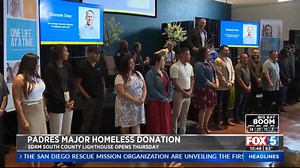 Watch a short .55 second clip from Fox 5 to learn about the Rescue Mission’s new 162-bed emergency shelter in National City, the South County Lighthouse. And, learn about our longstanding partnership with the Padres. www.sdrescue.org/if-you-build-it-they-will-come/ | San Diego Rescue Mission