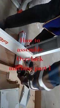 assembly Overlock machine part 1 #sew #sewing #embroiderymachine #machine #mtailor