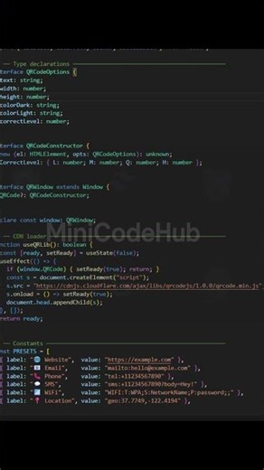 Build a dynamic QR Code Generator using Next.js and JavaScript.