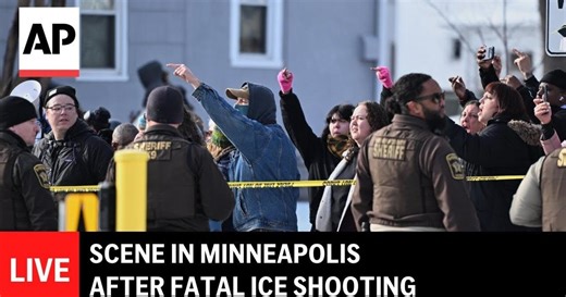 LIVE: Scene in Minneapolis after fatal ICE shooting