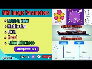 MRI image parameters ll 20 important Q&A ll Part -3 ll FOV ll matrix size #pixel #voxel #slicegap