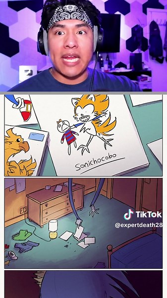 Sonic Traps Kid in Creepy Comic Drawing | Analog Horror Animation