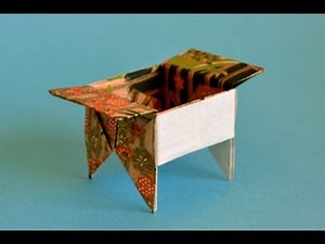 Origami Candy Dish Instructions: www.Origami-Fun.com