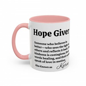 Hope Definition Personalized Mug - Custom Name Inspirational Cup, Motivational Gift for Friend, Family & Coworker, Encouraging Hope Mug - Etsy