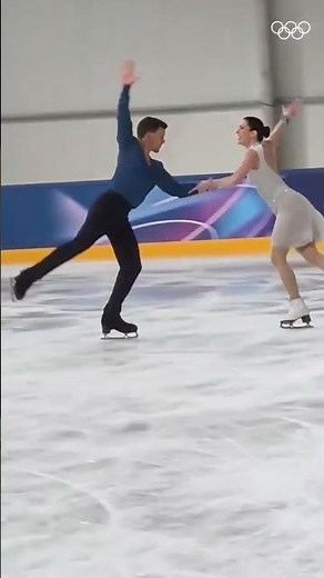 Charlène Guignard and Marco Fabbri are Competition Ready 🇮🇹⛸️ #MilanFigureSkating