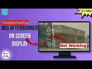 Troubleshooting - MSI Afterburner not Working | 7 Possible Solution | MSI Afterburner Tutorials 2024