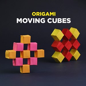 7K views · 13 reactions | Easy Origami | Create Stunning Moving Cubes...