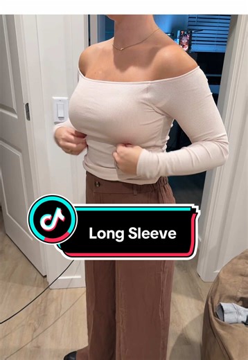 Stylish Off the Shoulder Long Sleeve Shirt for Comfort