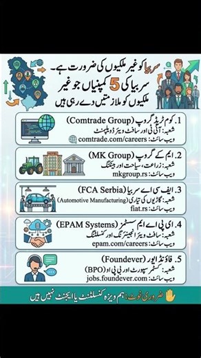 #Serbia Needs #Foreigners - Top 5 #Serbian #Companies #Hiring #Foreigners #SerbiaJobs #WorkInEurope