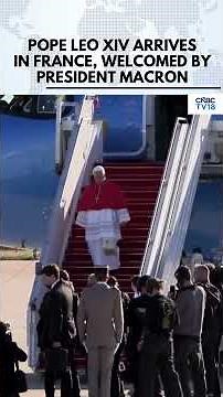 Pope Leo XIV In France: Emmanuel Macron Receives Pope At Paris Orly Airport | Vatican News | N18G
