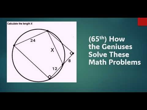 65_Math Problem: The Geniuses Vs. The Students