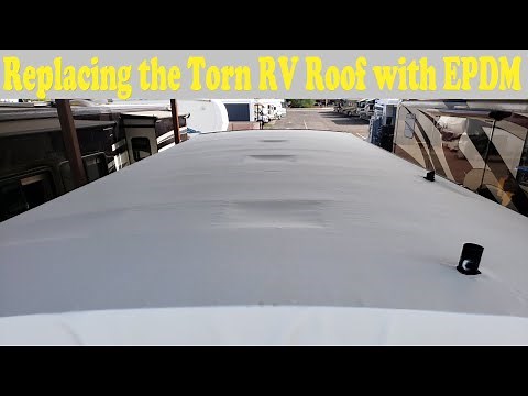 Installing a Rubber Roof on a Travel Trailer
