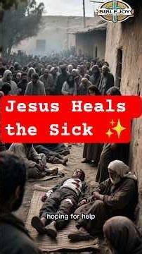 Jesus Heals the Sick | Powerful Bible Miracle Story | Motivational & Emotional #jesus