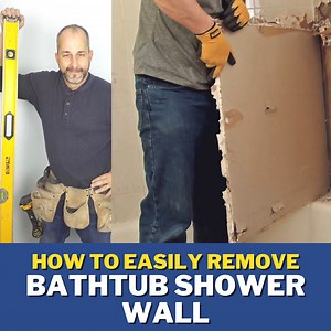 Today I am showing you my easy system for demolition and remodel of a bathtub and shower wall. This is a system that anyone can use. 30 years of experience and there is nothing easier. I promise! | Home RenoVision DIY